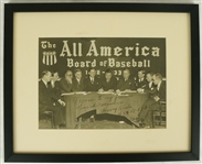 Babe Ruth 1933 "The All American Board of Baseball" Autographed & Inscribed Photograph w/Full JSA LOA