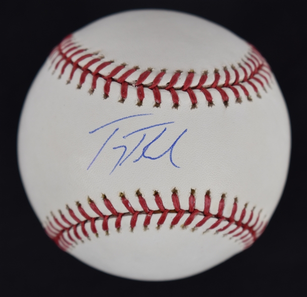 Troy Tulowitzki Autographed Baseball