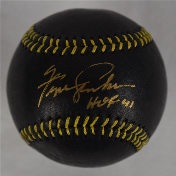 Fergie Jenkins Autographed Limited Edition Black Baseball