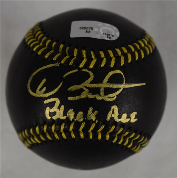 Dave Stewart Autographed Limited Edition Black Baseball
