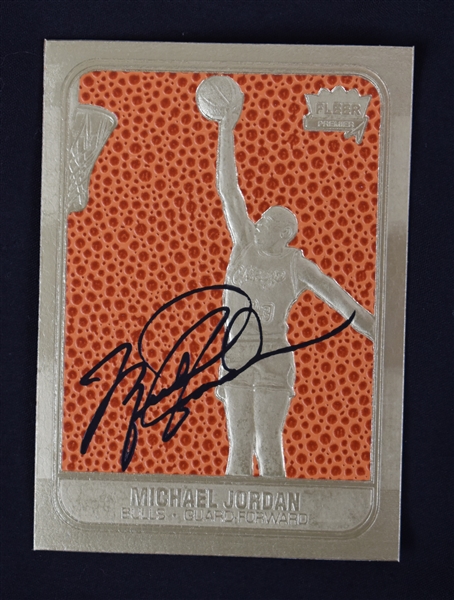 Michael Jordan Gold "Rookie" Card