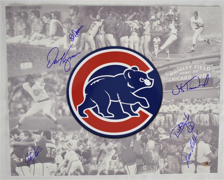 Chicago Cubs Autographed 16x20 Photo