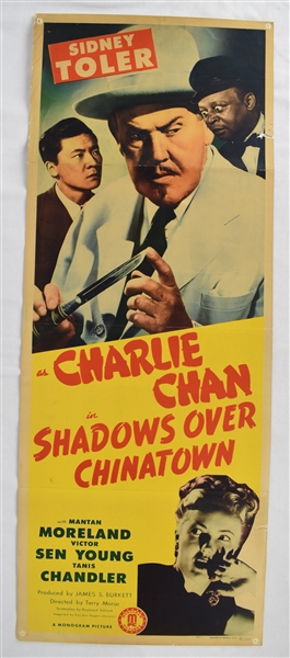 Vintage 1946 "Shadows Over Chinatown" Movie Poster