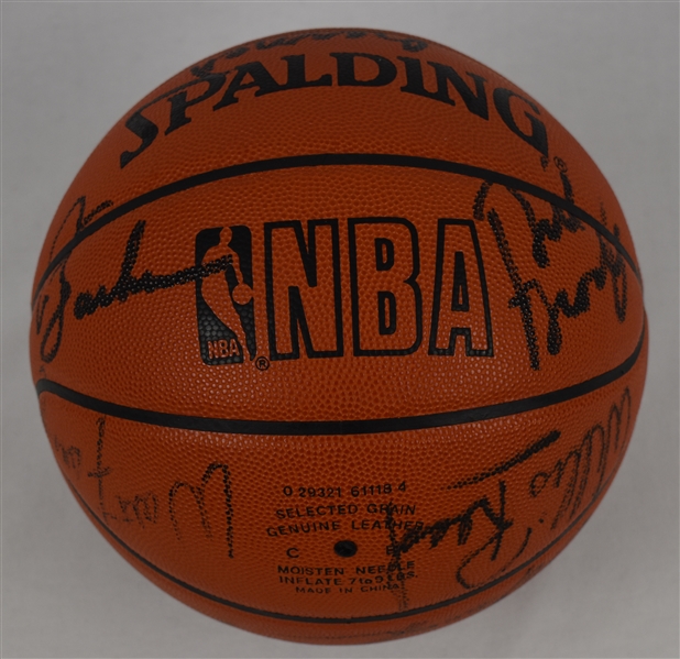 New York Knicks 1973 Team Signed Basketball 