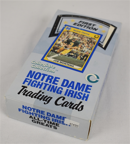 Notre Dame Trading Cards 1990 Unopened Box w/36 Packs