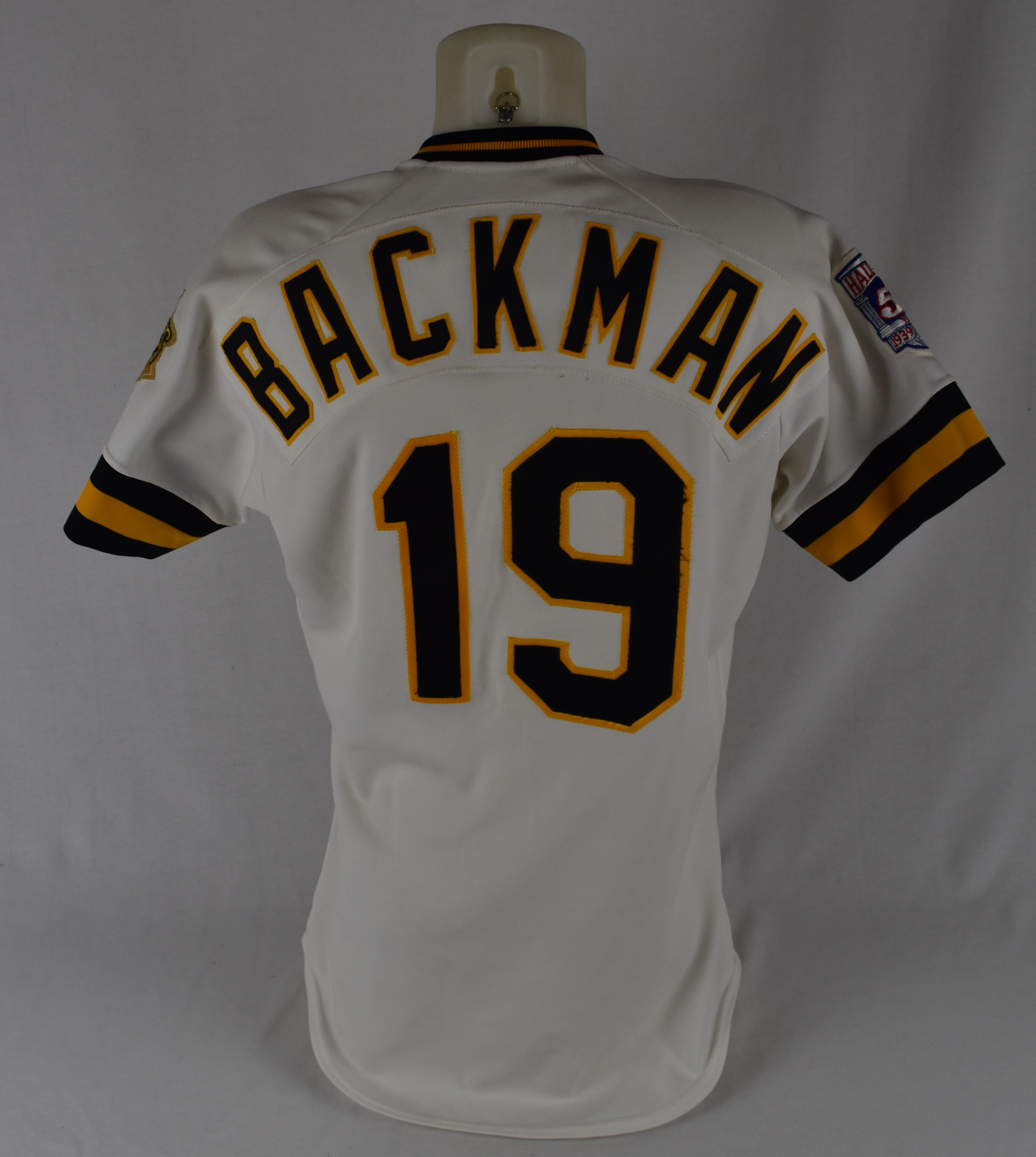 Lot Detail - Wally Backman 1989 Pittsburgh Pirates Game Used Jersey