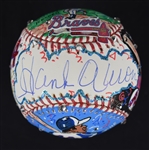 Hank Aaron One-Of-A-Kind Charles Fazzino Baseball