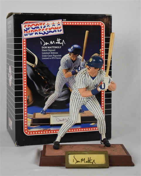 Don Mattingly Autographed Limited Edition Sports Impressions Figurine
