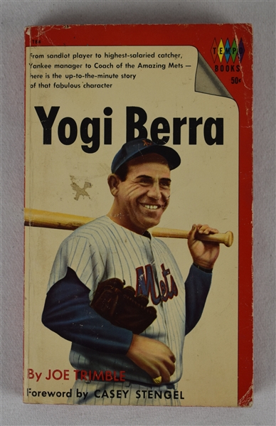 Yogi Berra Autographed Book