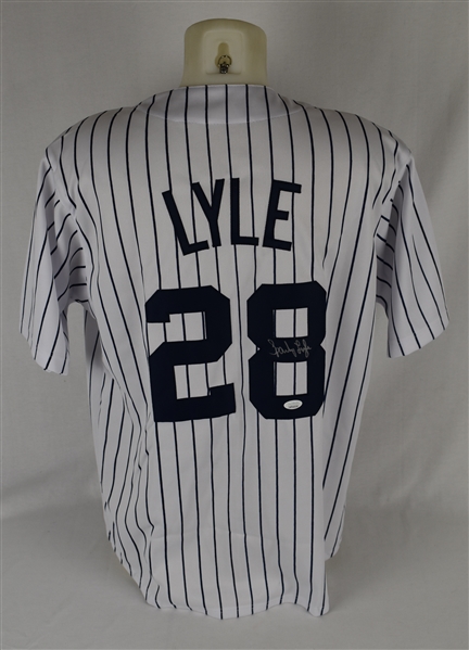Sparky Lyle Autographed New York Yankees Jersey