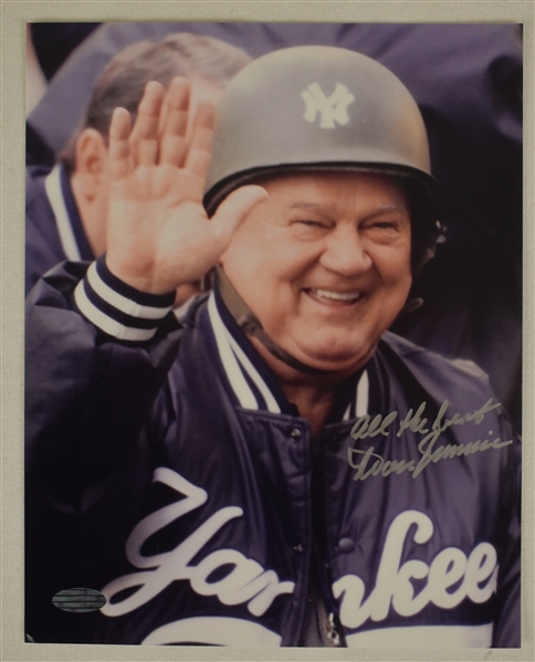 Don Zimmer Autographed 8x10 Photo