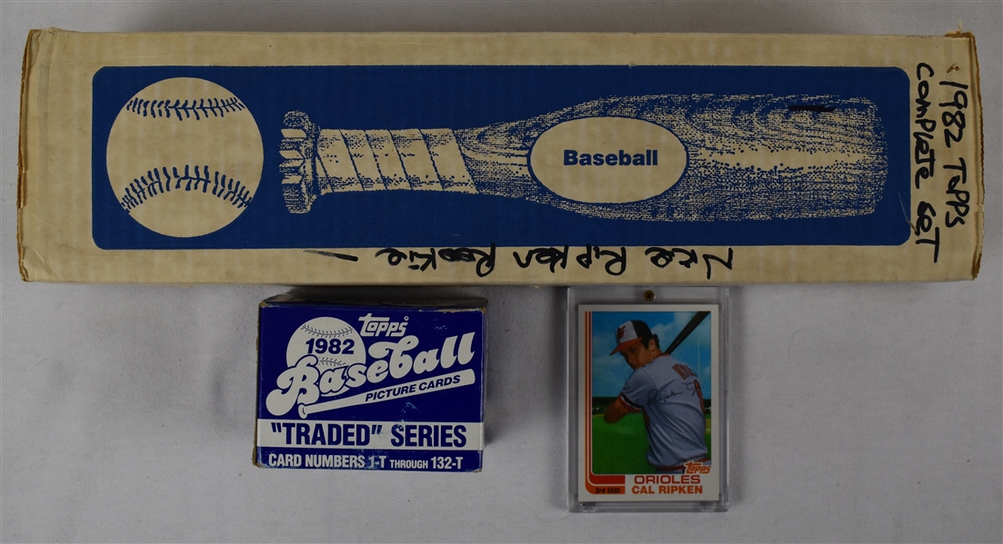 1982 Topps Baseball Card Set w/Traded Set