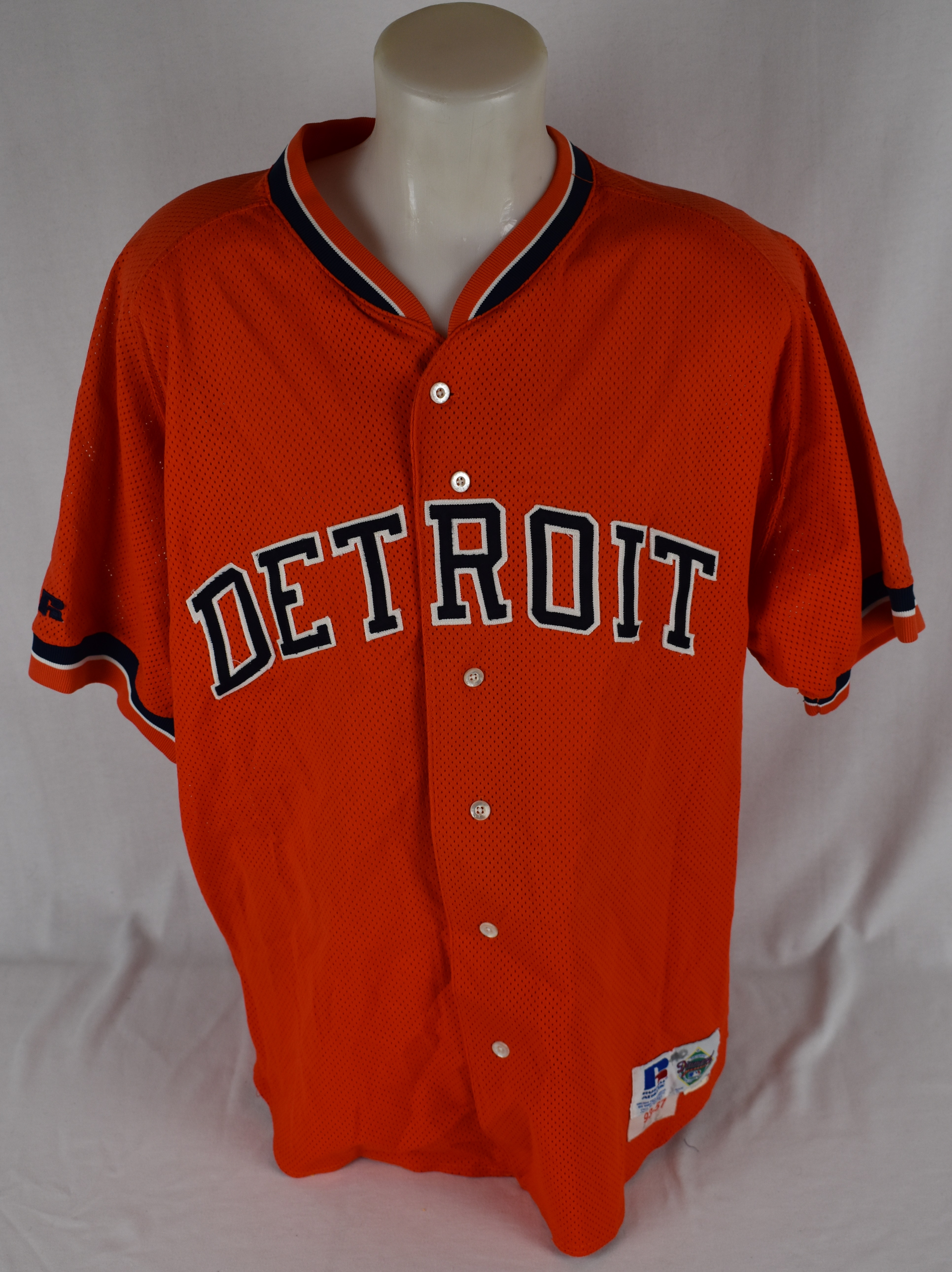 Lot Detail - David Wells 1993 Detroit Tigers Game Used Jersey