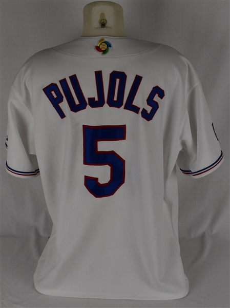 Albert Pujols 2006 Dominican Republic Game Issued Jersey
