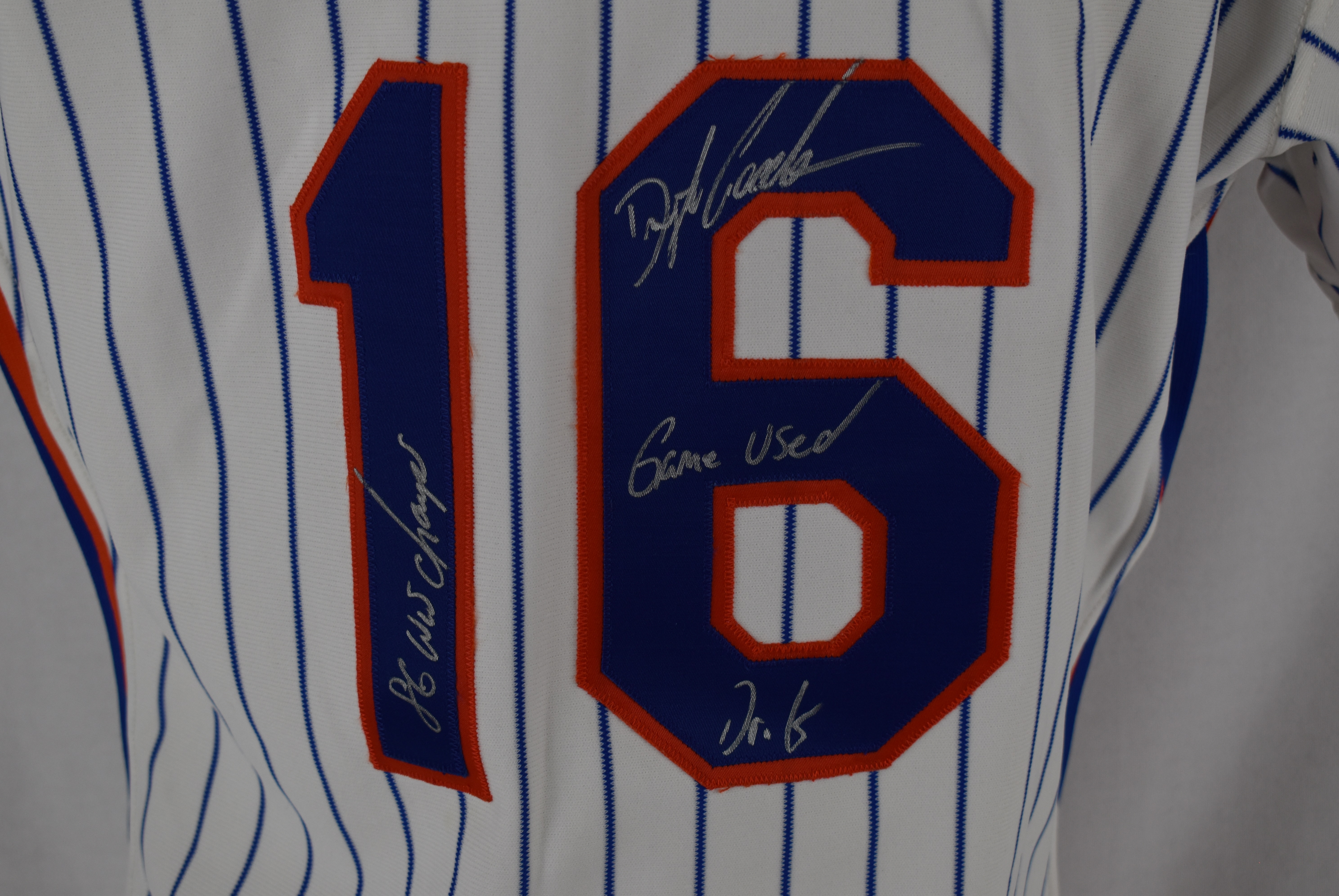 1986 Dwight Gooden Mets Game Used Road Jersey