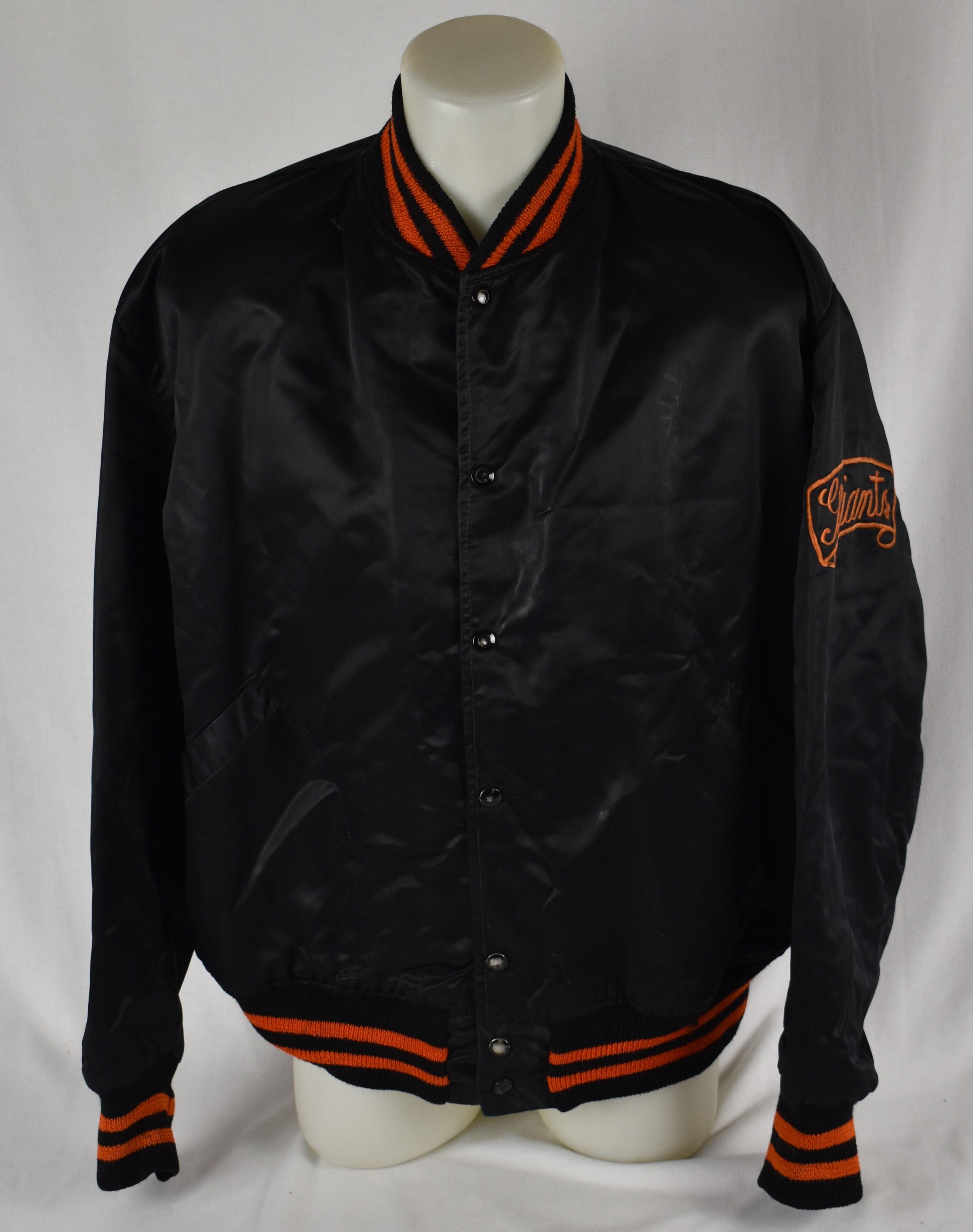 Lot Detail - Gordon Jones 1957 New York Giants Game Used Dugout Jacket ...