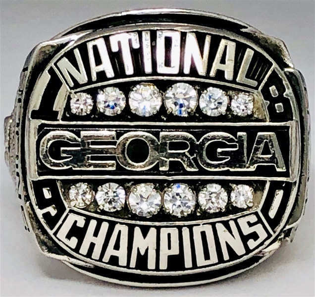 Georgia Bulldogs Vintage 1980 NCAA Football National Championship Ring 