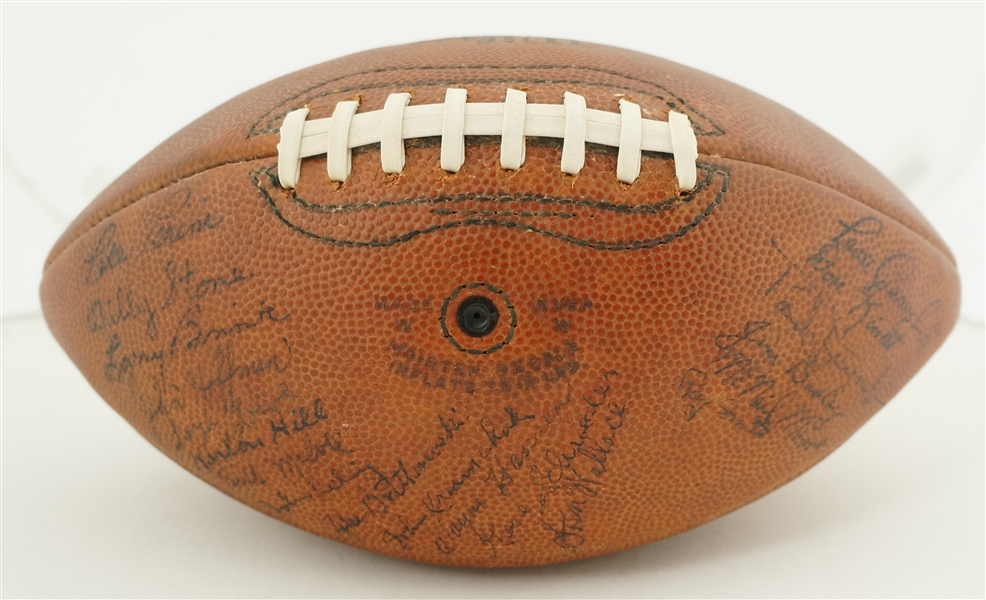 Chicago Bears 1954 Team Signed Football w/George Halas & Paddy Driscoll