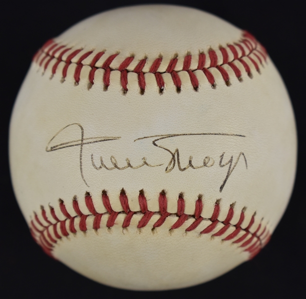 Willie Mays Autographed Baseball JSA LOA