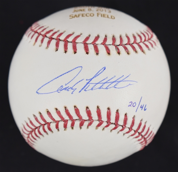 Andy Pettitte 250th Win Autographed & Inscribed Baseball Steiner & MLB Authentication