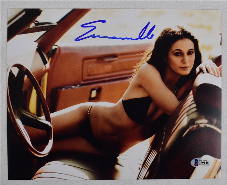 Emmanuelle Chriqui Autographed 8x10 Photo From "You Dont Mess with the Zohan" Beckett COA