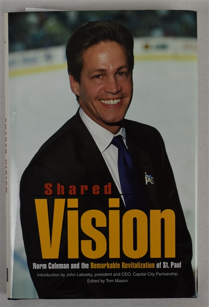 Norm Coleman Signed "Shared Vision" Book