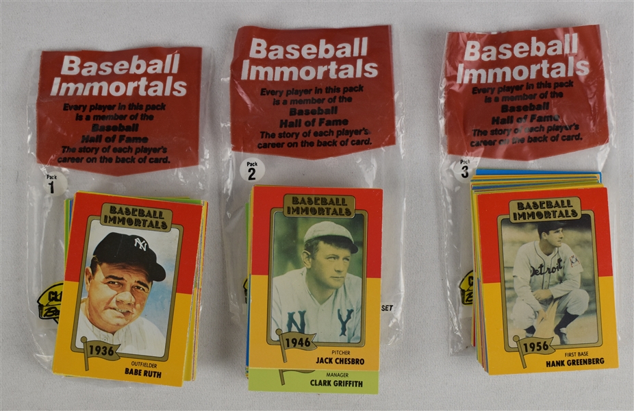 Baseball Immortals Card Sets