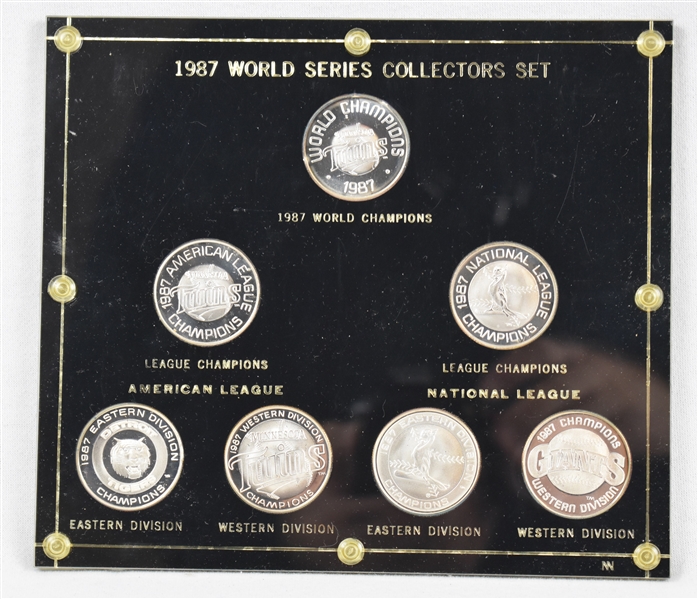 Minnesota Twins 1987 World Champions Collectors Coin Set