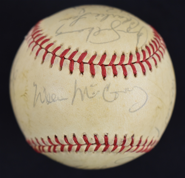 Vintage 1984 National League Team Signed All Star Baseball
