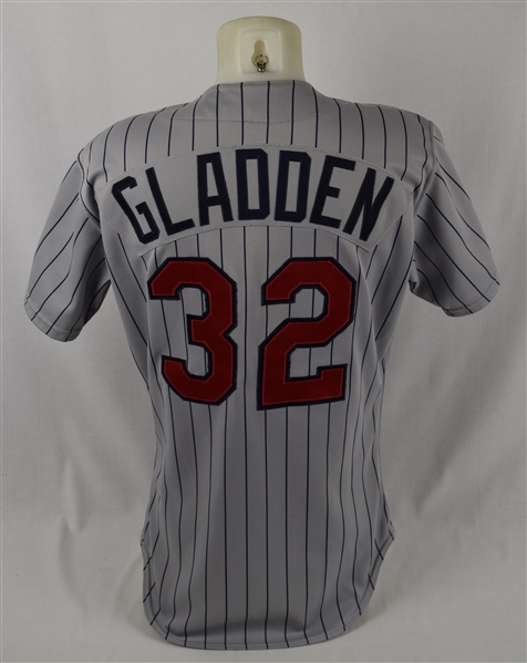 Dan Gladden 1990 Minnesota Twins Game Used & Autographed Jersey
