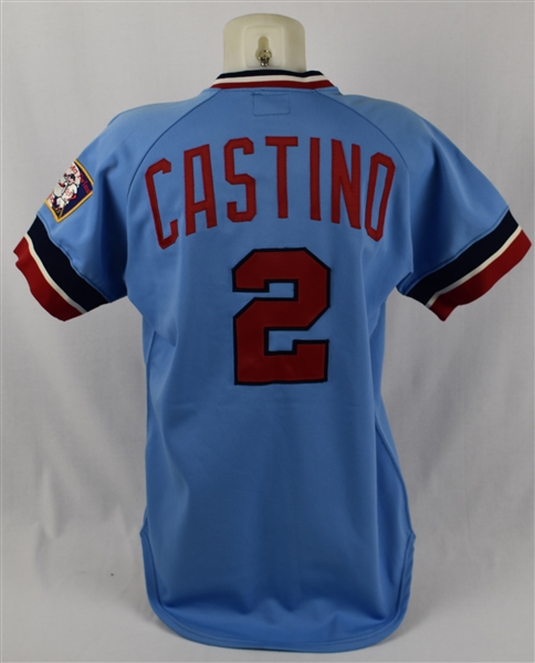 John Castino 1982 Minnesota Twins Game Used Jersey