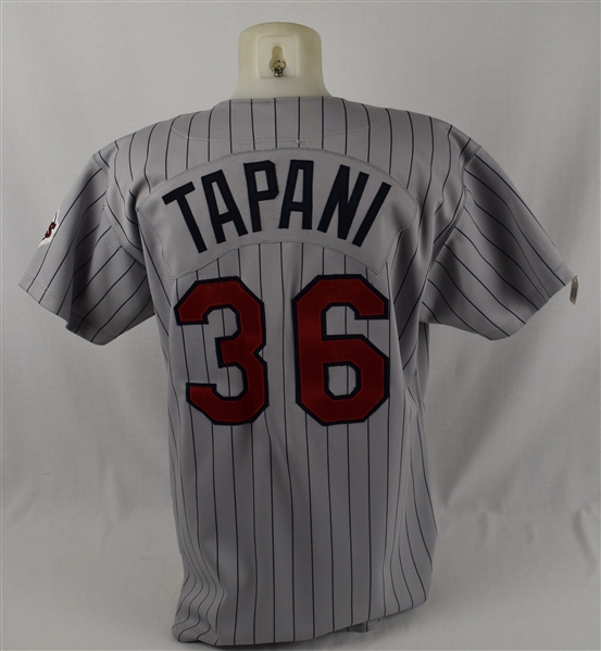 Kevin Tapani 1993 Minnesota Twins Game Used & Autographed Jersey