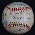 New York Yankees 1947-48 Team Signed Baseball w/Joe DiMaggio & Yogi Berra JSA LOA