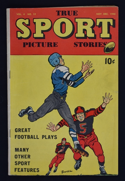 Vintage 1948 True Sport Football Magazine