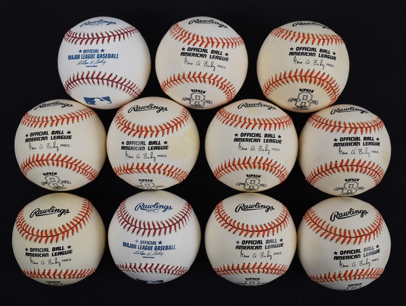 Collection of Cal Ripken Jr. 2131 Baseballs