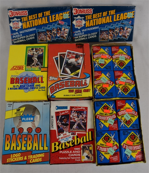 Baseball 8 Boxes of Unopened Wax Packs