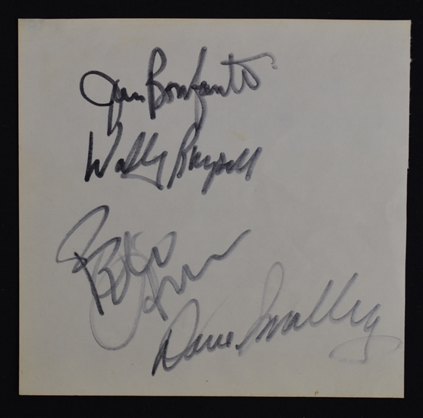 The Raspberries Group Signed Sheet