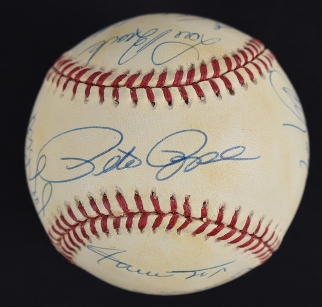 Autographed 3,000 Hit Club Baseball w/12 Signatures
