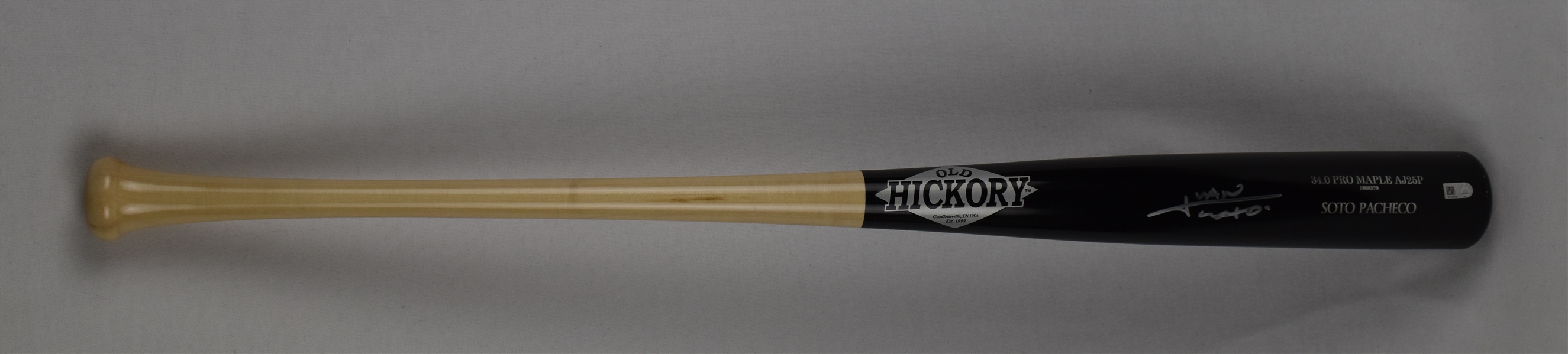 Juan Soto Autographed Old Hickory Soto Pacheco Professional Model Bat MLB Authentication