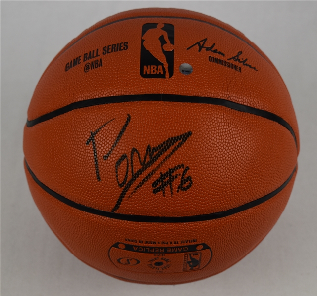 Kristaps Porzingis Autographed NBA Basketball Steiner  