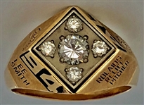 Lee Smith’s 1994 AL Rolaids “Relief Pitcher of the Year” Award Ring 14K Gold w/Diamonds & Letter from Lee Smith