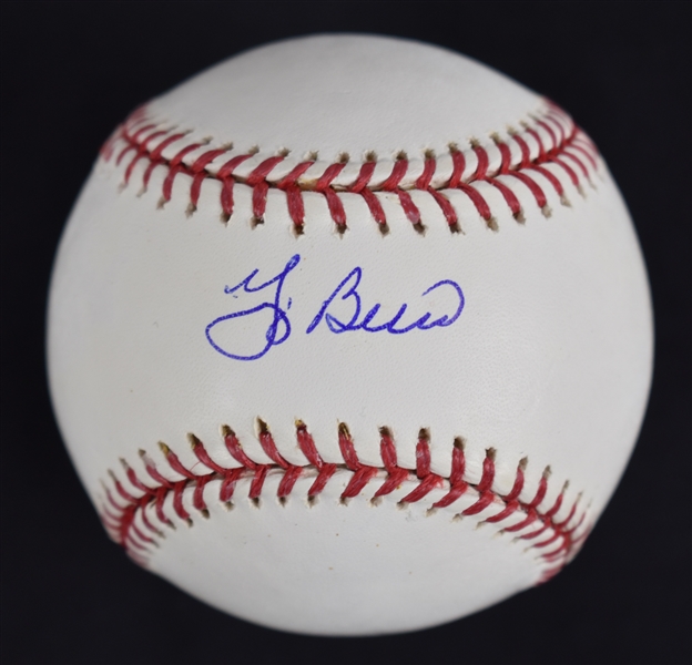 Yogi Berra Autographed Baseball Steiner