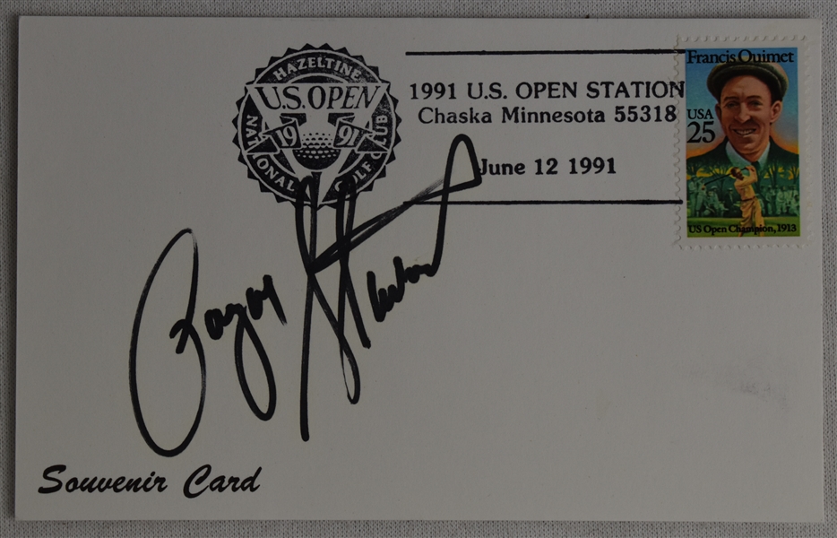 Payne Stewart Autographed 1991 U.S. Open First Day Cover