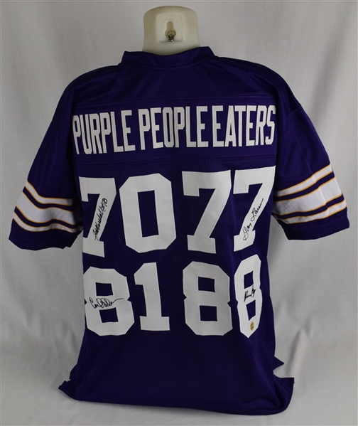 Purple People Eaters Autographed Minnesota Vikings Jersey 1