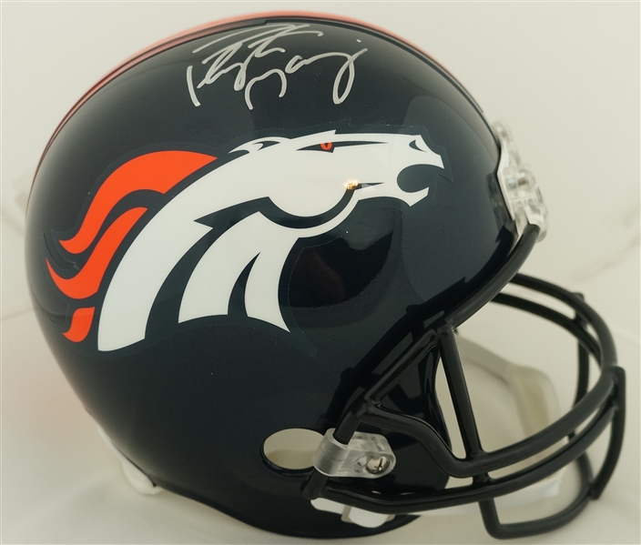 Peyton Manning Autographed Full Size  Denver Broncos Helmet Fanatics Authentication