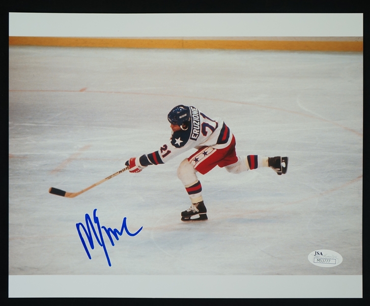 Mike Eruzione Autographed 8x10 Team USA Photo