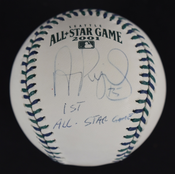 Albert Pujols Autographed & Inscribed 2001 All Star Game Baseball 