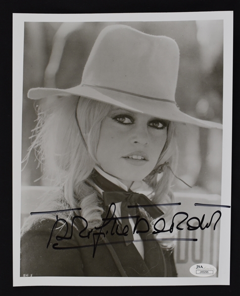 Brigitte Bardot Autographed 8x10 Photo JSA