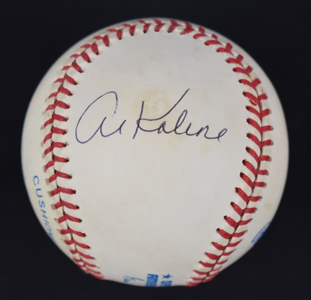 Al Kaline Sparky Anderson & Mickey Lolich Autographed Baseball