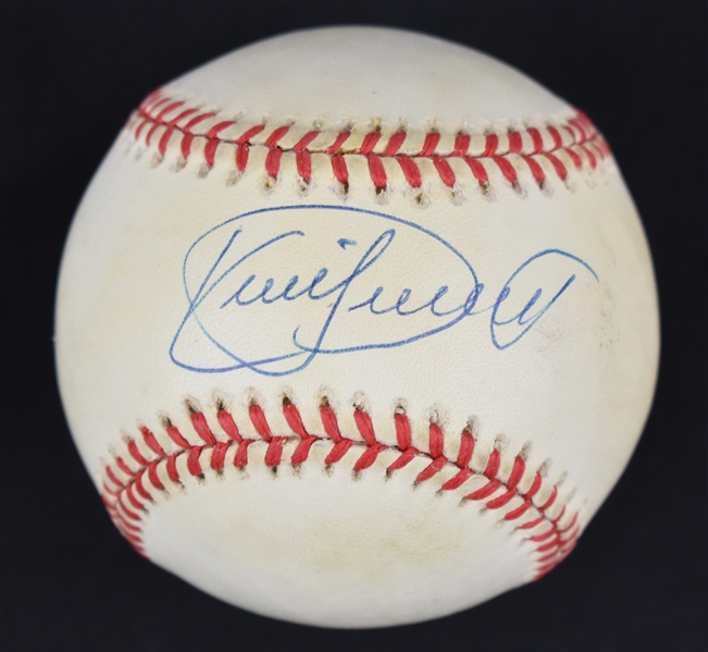 Kirby Puckett Autographed Baseball